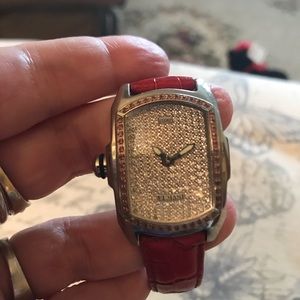 Invicta Anniversary Diamond pink sapphire watch